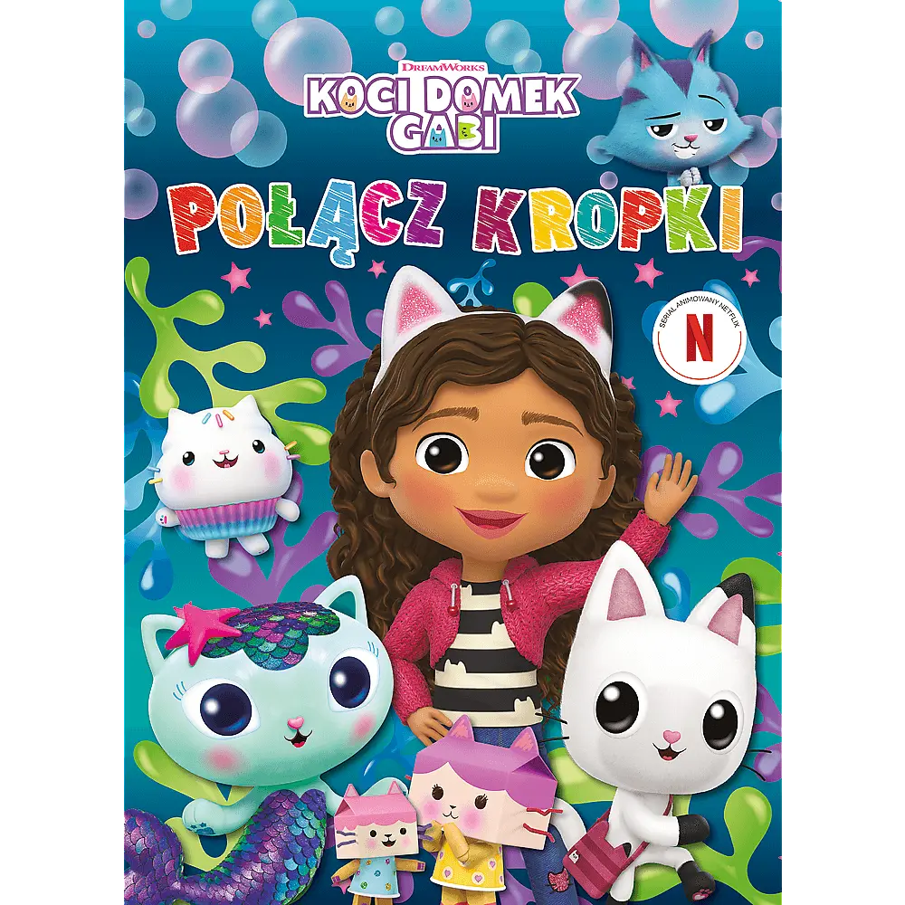 Książka Koci domek Gabi połącz kropki 1