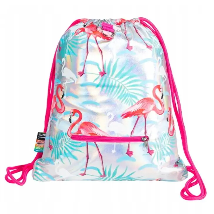 Plecak na sznurkach Holo Flamingos WORKOPLECAK 1