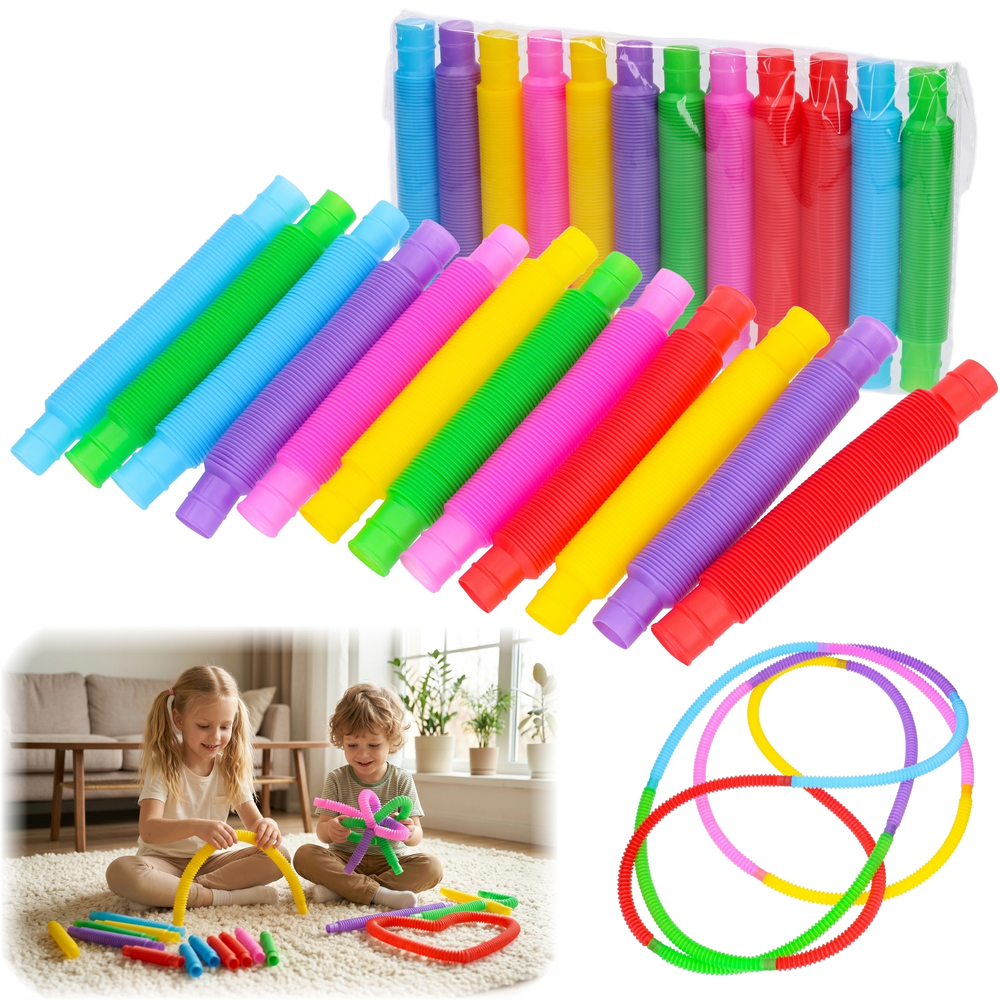 RURKI SENSORYCZNE tuba zestaw 12szt 1