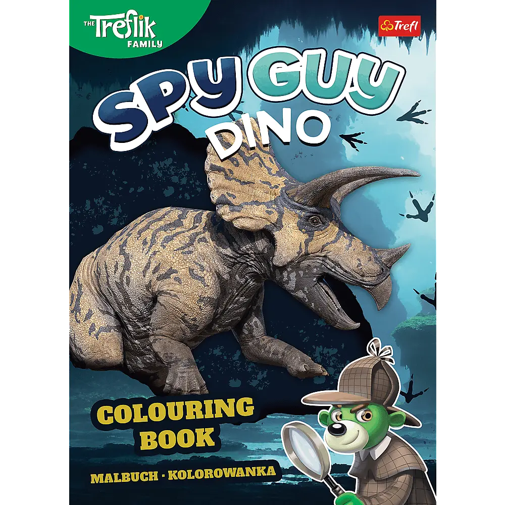 Kolorowanka Spy Guy Dino 1