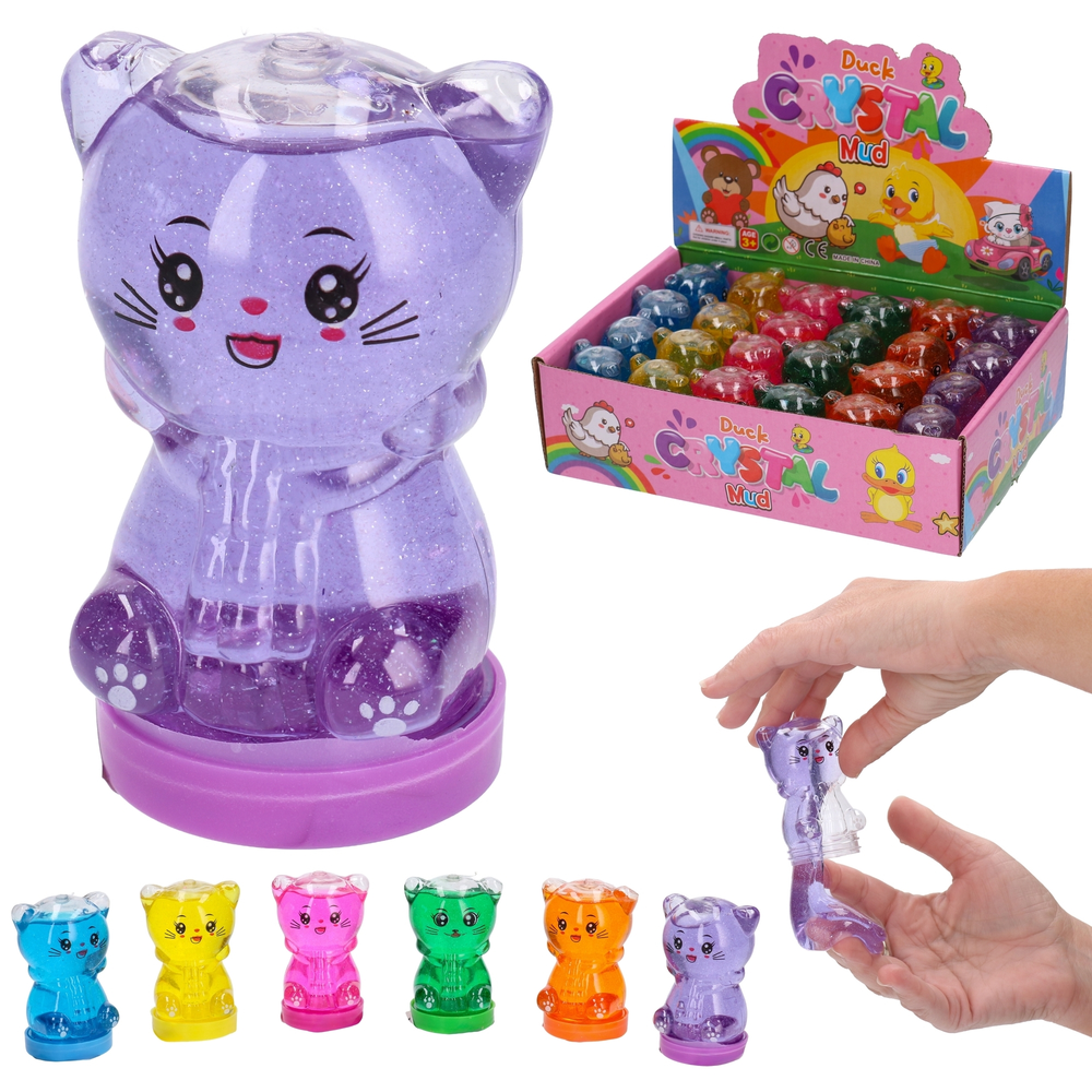 Slime KOTEK masa żelowa 1