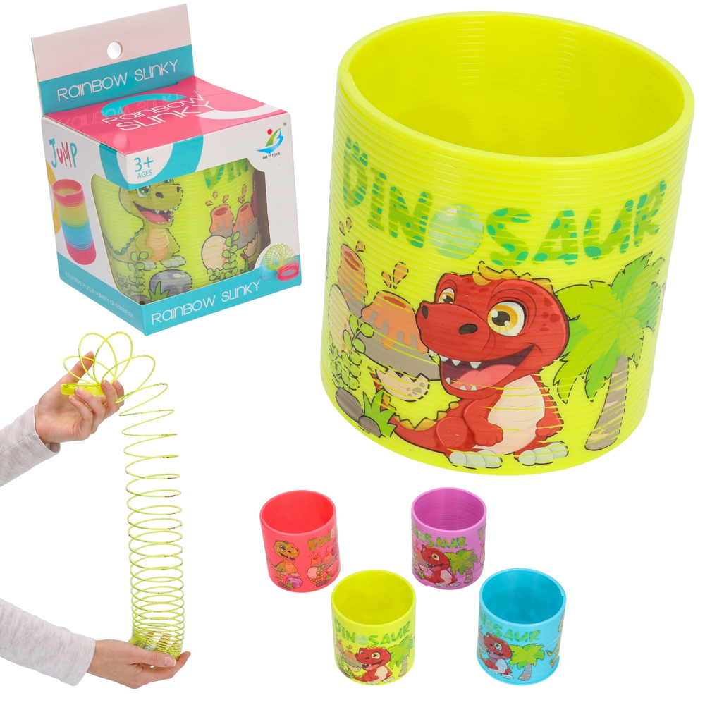 Magiczna sprężyna DINOZAURY zabawka zręcznościowa 1