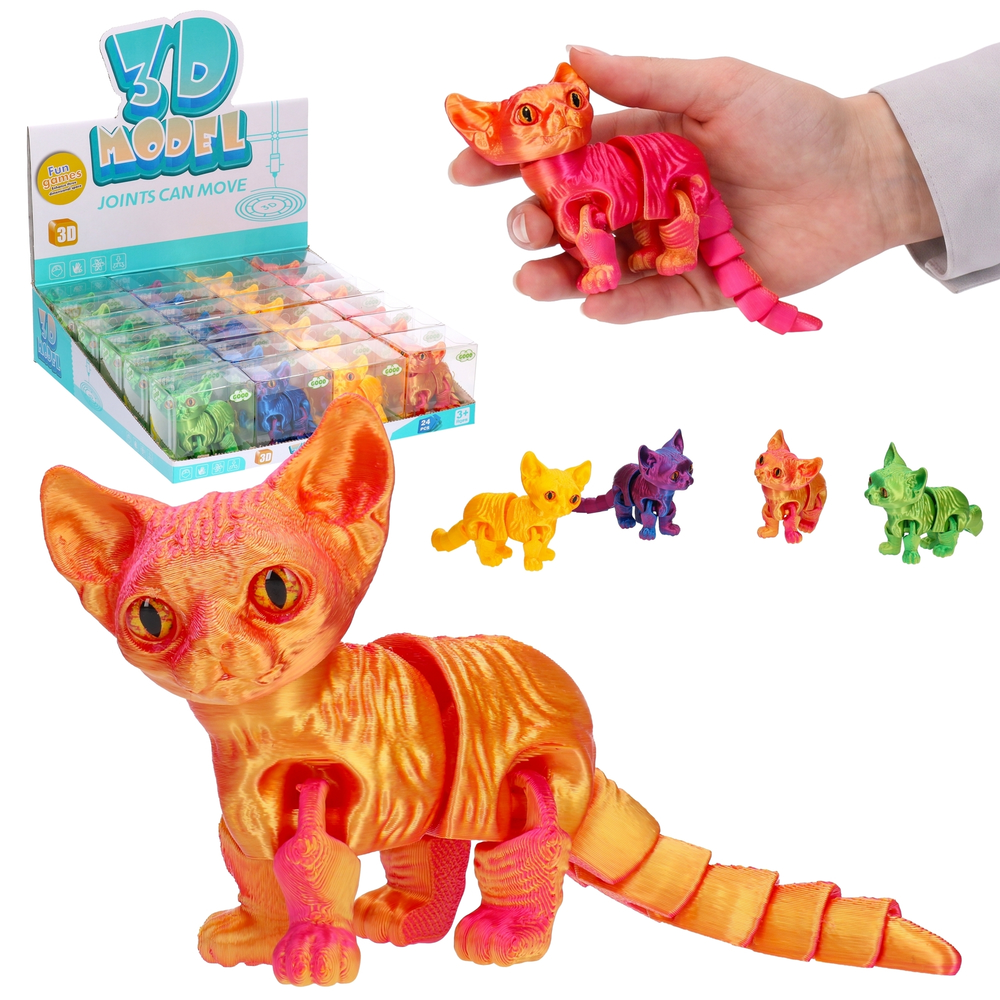 Figurka 3D KOT z drukarki, hit TIK TOKA 1