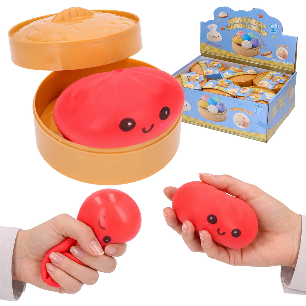 SQUISHY antystresowy gniotek PIEROŻEK w koszyczku 1