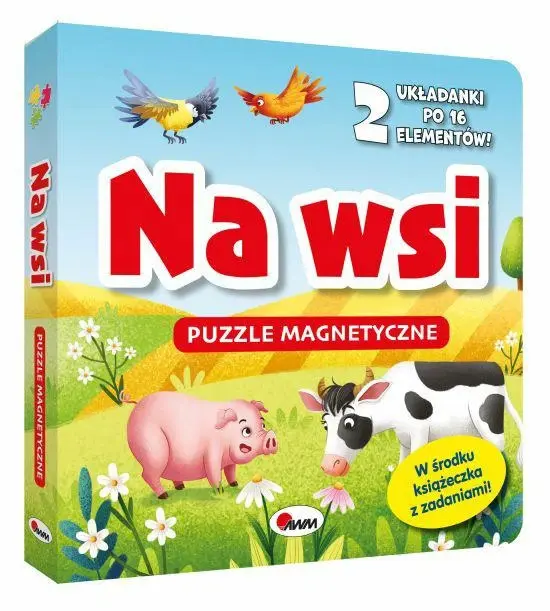 Książka Na wsi - puzzle magnetyczne 1