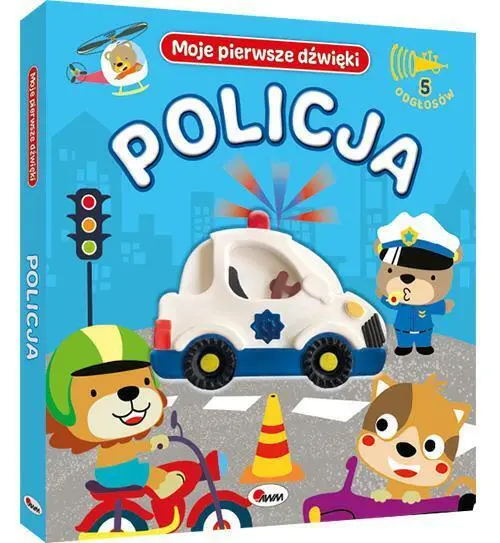 Książka dźwiękowa Moje pierwsze dźwięki policja 1
