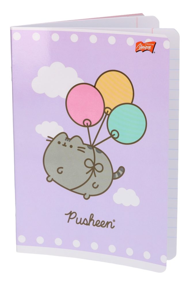 Zeszyt 32 kartki linia Pusheen 1