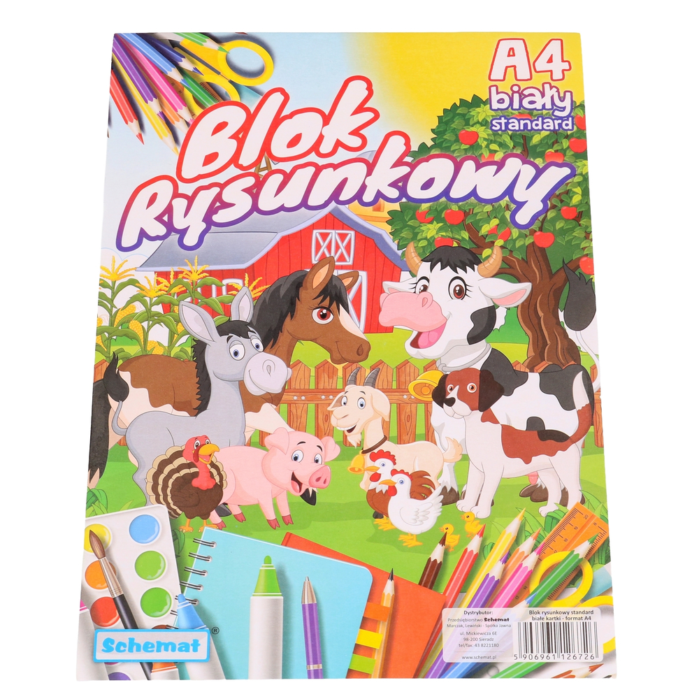 Blok rysunkowy 20 kartek A4 1