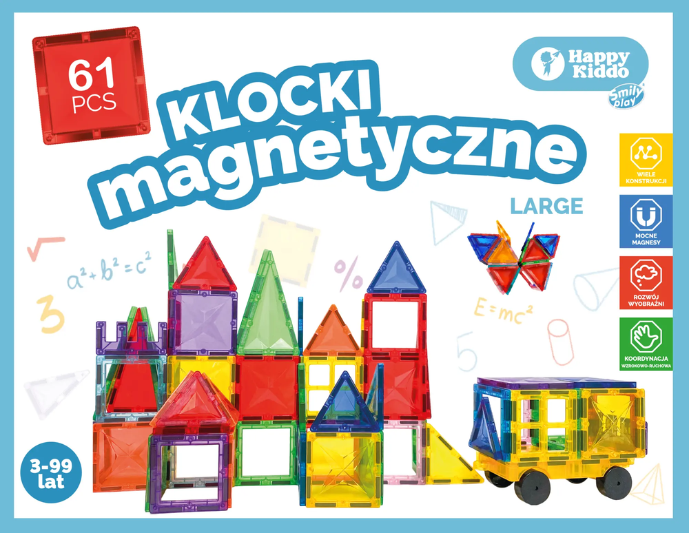 Klocki magnetyczne 61el 1