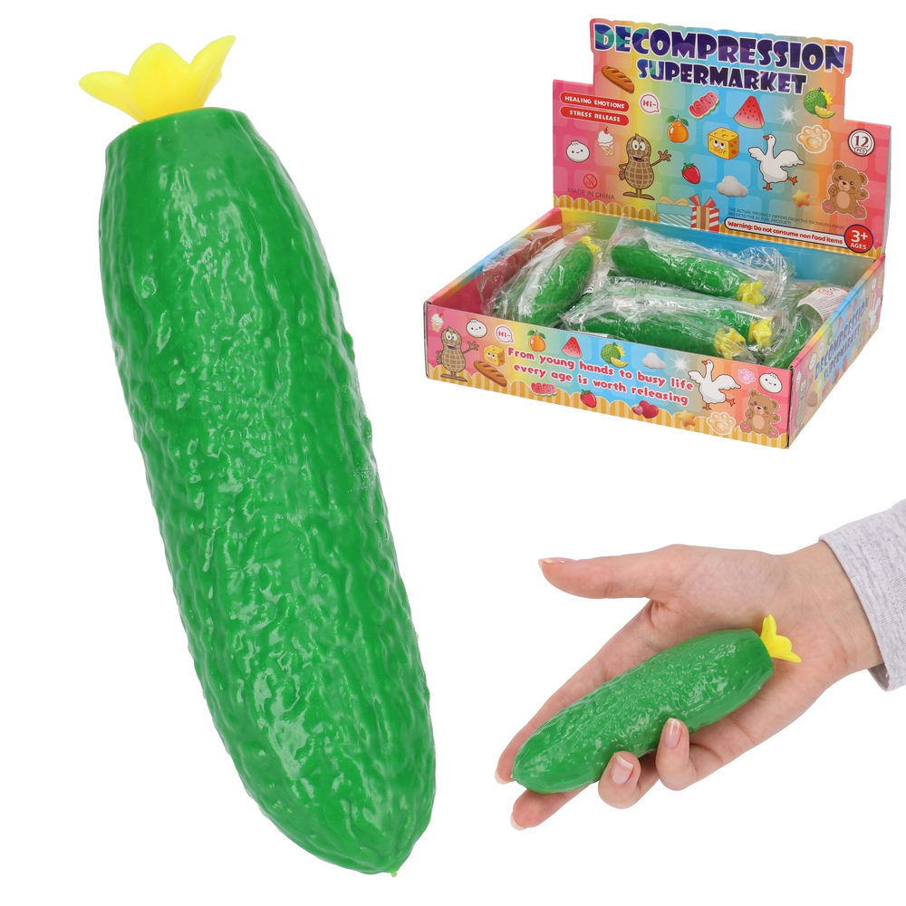 SQUISHY antystresowy gniotek OGÓREK 1szt 1