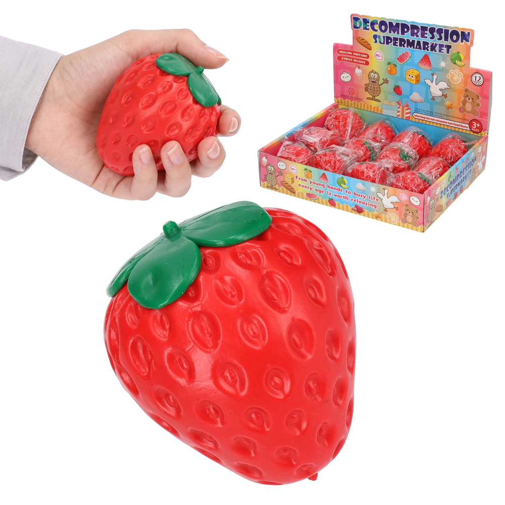 SQUISHY antystresowy gniotek TRUSKAWKA 1szt 1