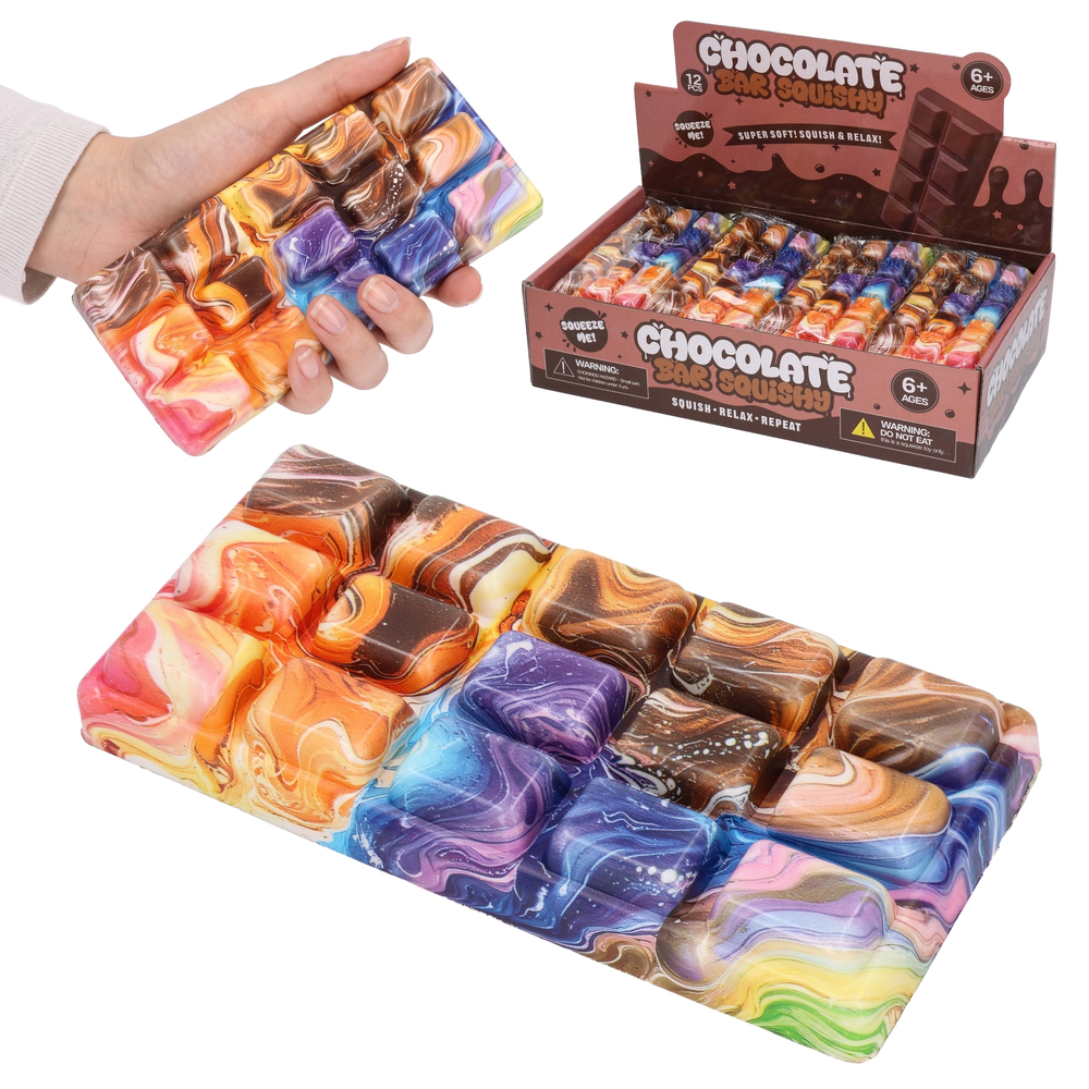 SQUISHY antystresowy gniotek CZEKOLADA - mięciutki gniot 1szt 1