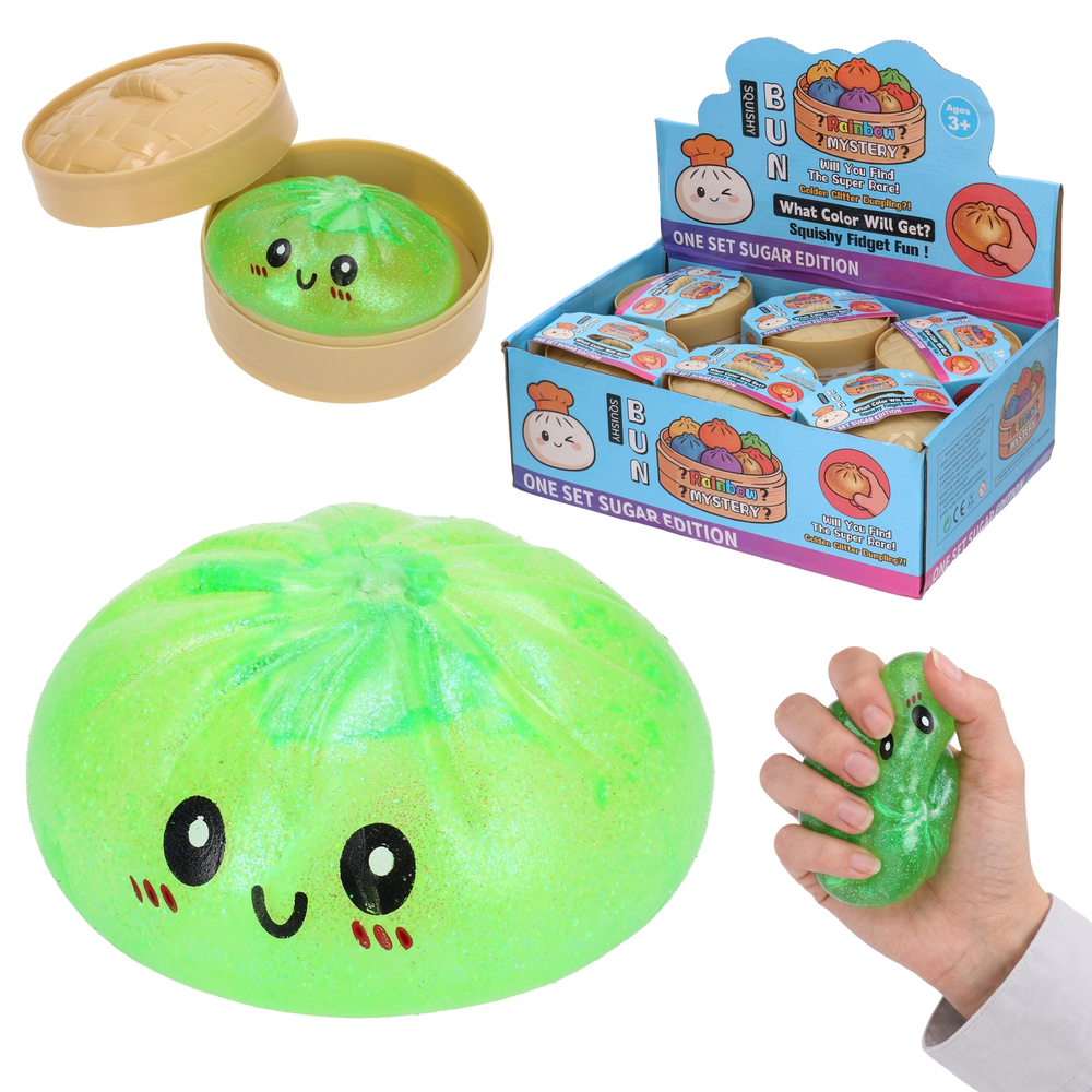 Antystresowy gniotek PIEROŻEK w koszyczku 1szt SQUISHY 1