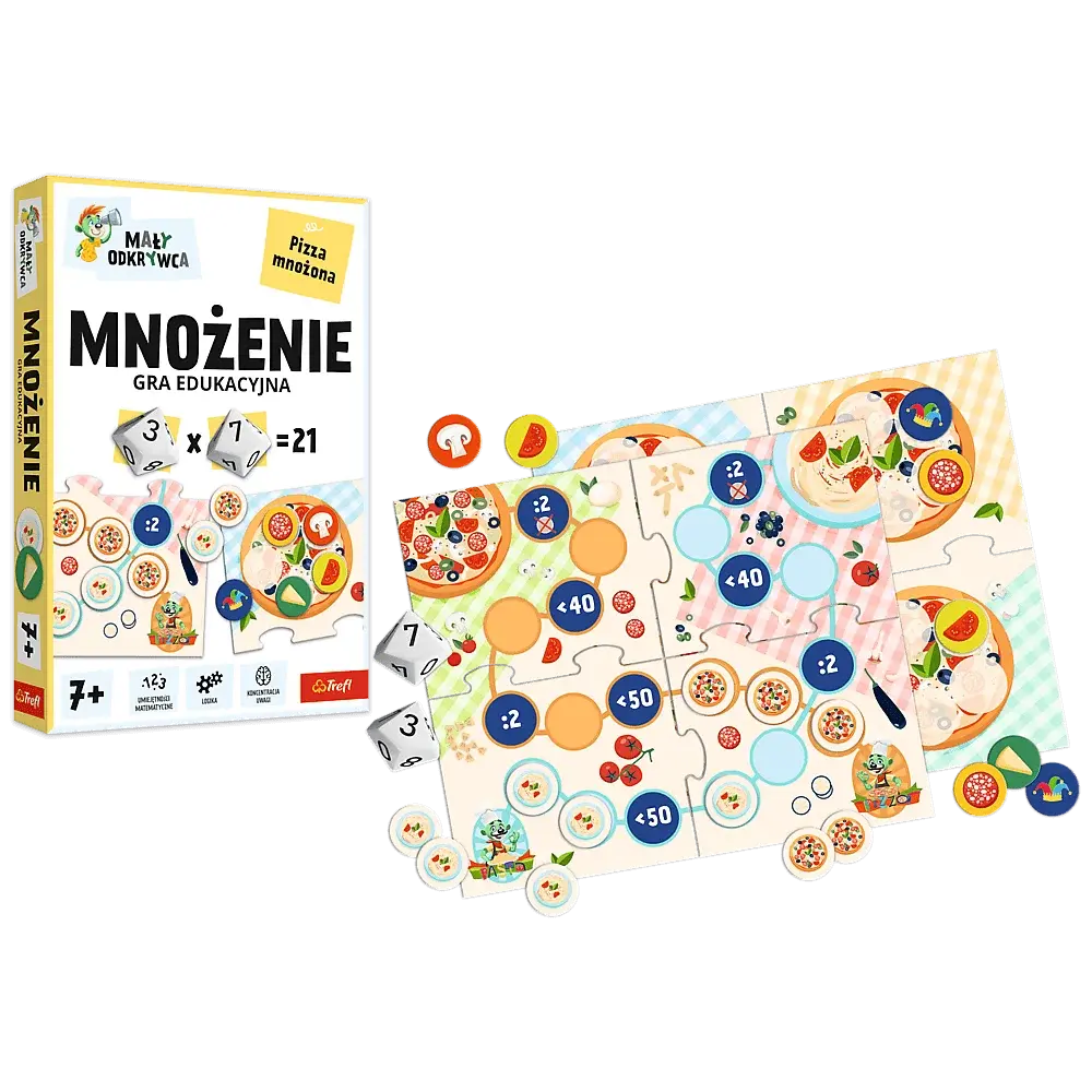 Gra edukacyjna mnożenie, Mały Odkrywca 1