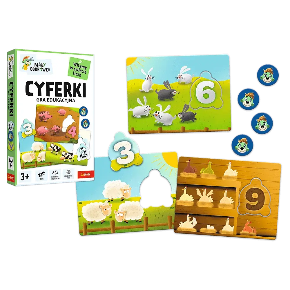 Gra edukacyjna cyferki, Mały Odkrywca 1