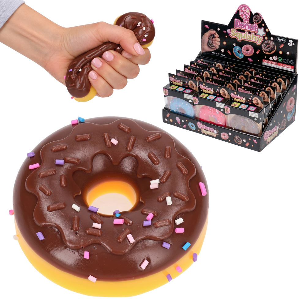 Antystresowy gniotek DONUT pączek do ściskania SQUISHY 1