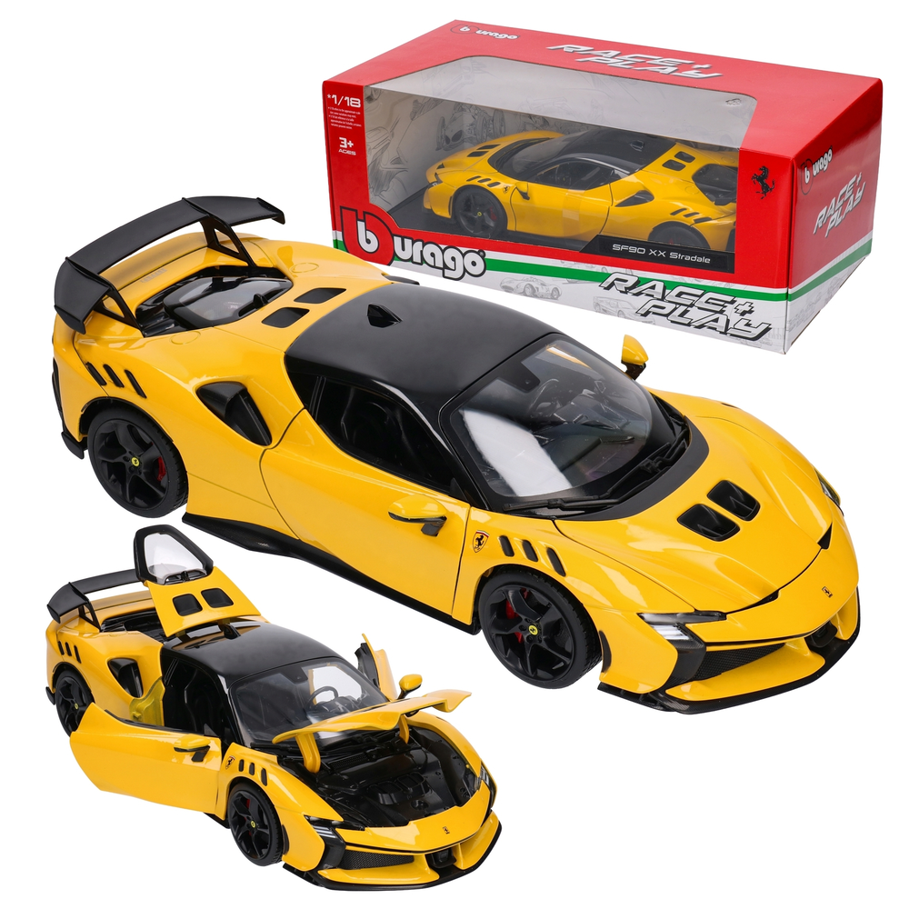 Auto Ferrari SF90 XX Stradale BURAGO 1:18  model metalowy 1