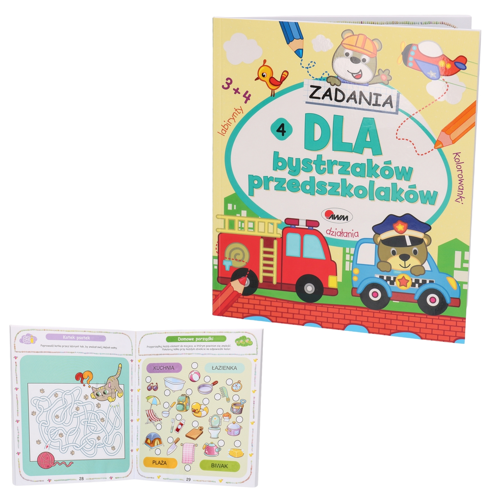 Zadania dla bystrzaków 4 - zeszyt zadań, łamigłówki 1