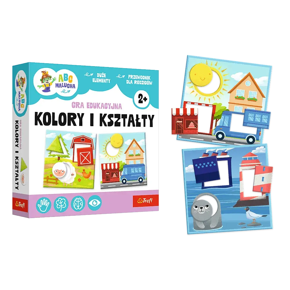 Gra edukacyjna ABC Malucha, kolory i kształty 1