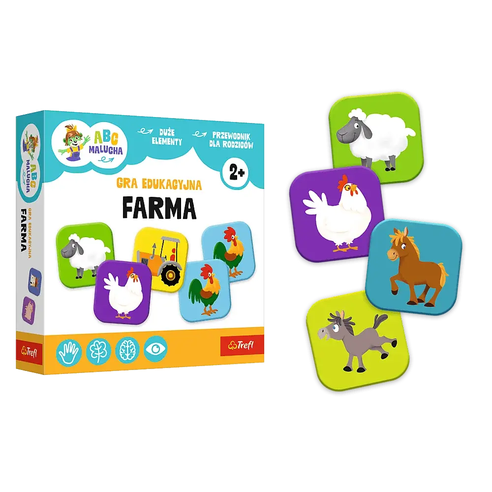 Gra edukacyjna ABC Malucha, farma 1