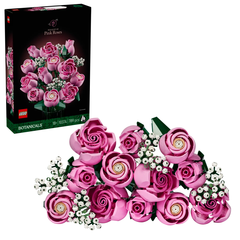 Klocki LEGO BOTANICALS Bukiet różowych róż 1