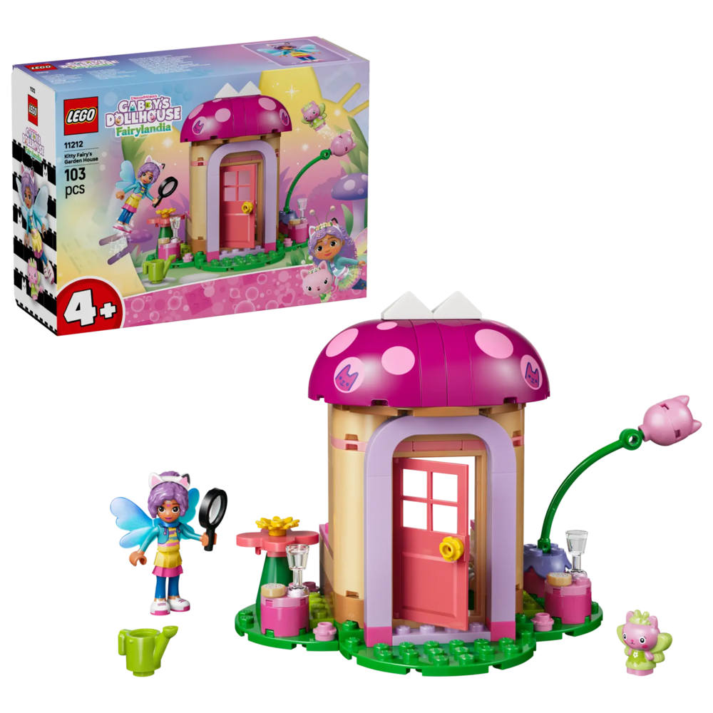 Klocki LEGO KOCI DOMEK GABI Domek w ogrodzie Wróżkici 1