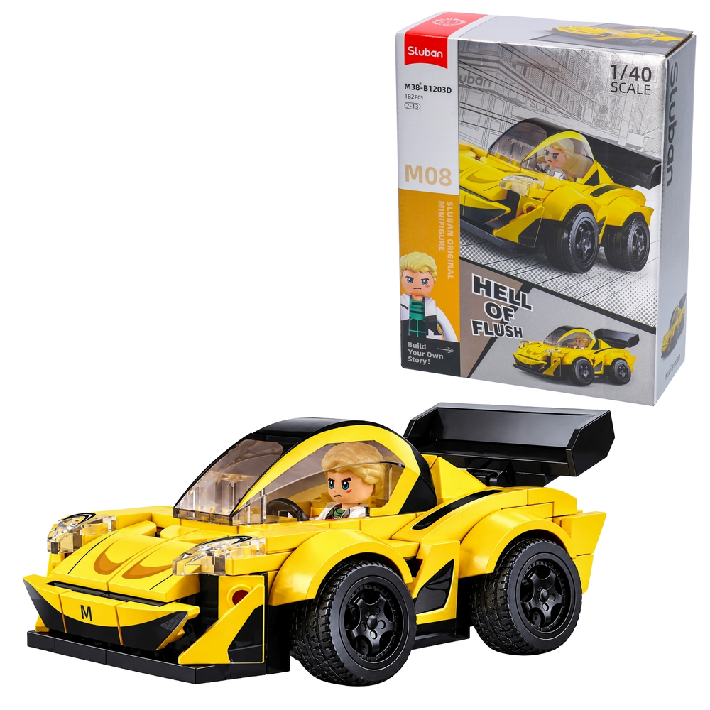 Klocki Sluban auto sportowe 182el 1