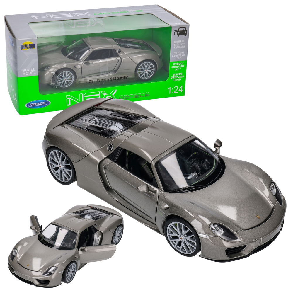 Auto Porsche 918 Spyder metalowy WELLY 1