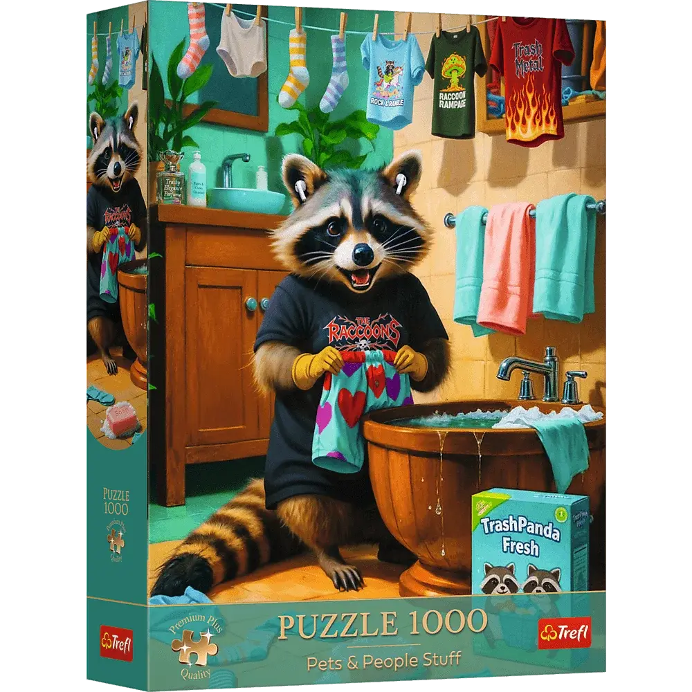 Puzzle 1000 Dzień Prania Szopa Premium Plus Quality 1