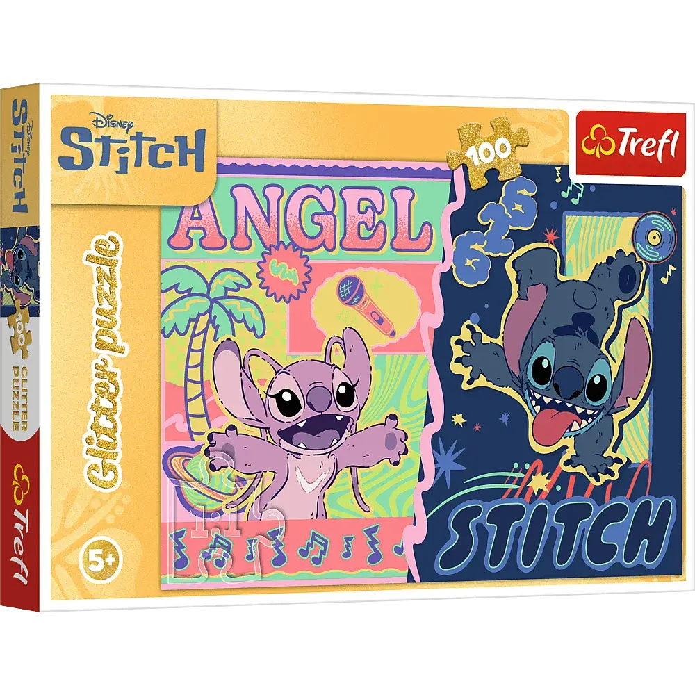 Puzzle Glitter 100 Lilo & Stitch Hawajski Blask 1