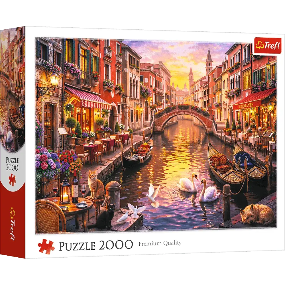 Puzzle 2000 Romantyczna Wenecja 1