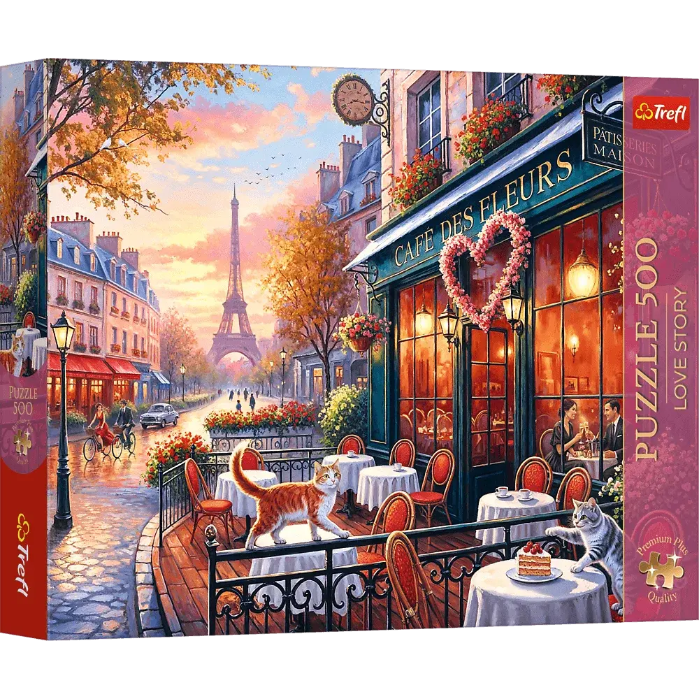 Puzzle 500 Miłość w Paryżu Premium Plus Quality 1