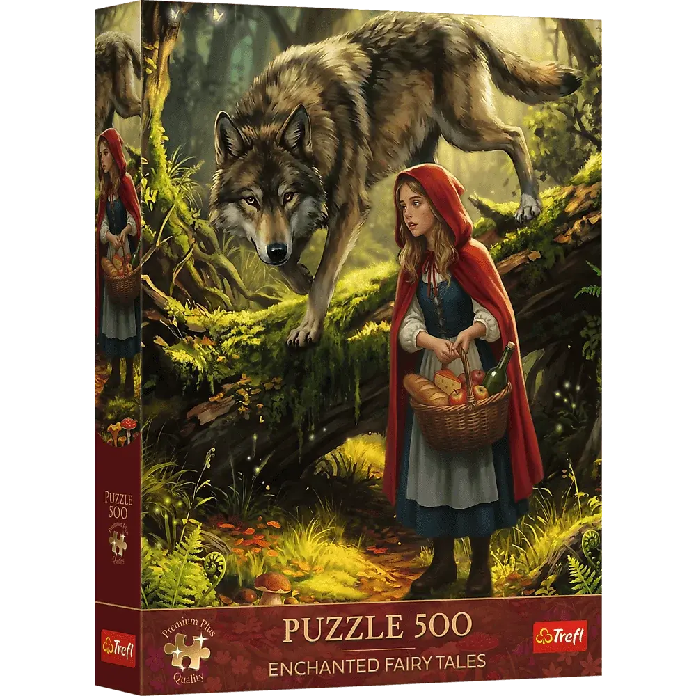 Puzzle 500 Czerwony Kapturek i Wilk Premium Plus Quality 1