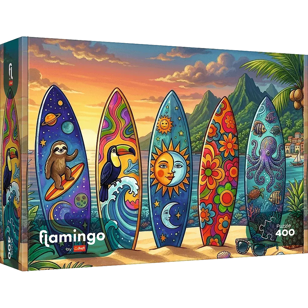Puzzle 400 Letnia przygoda na fali 1