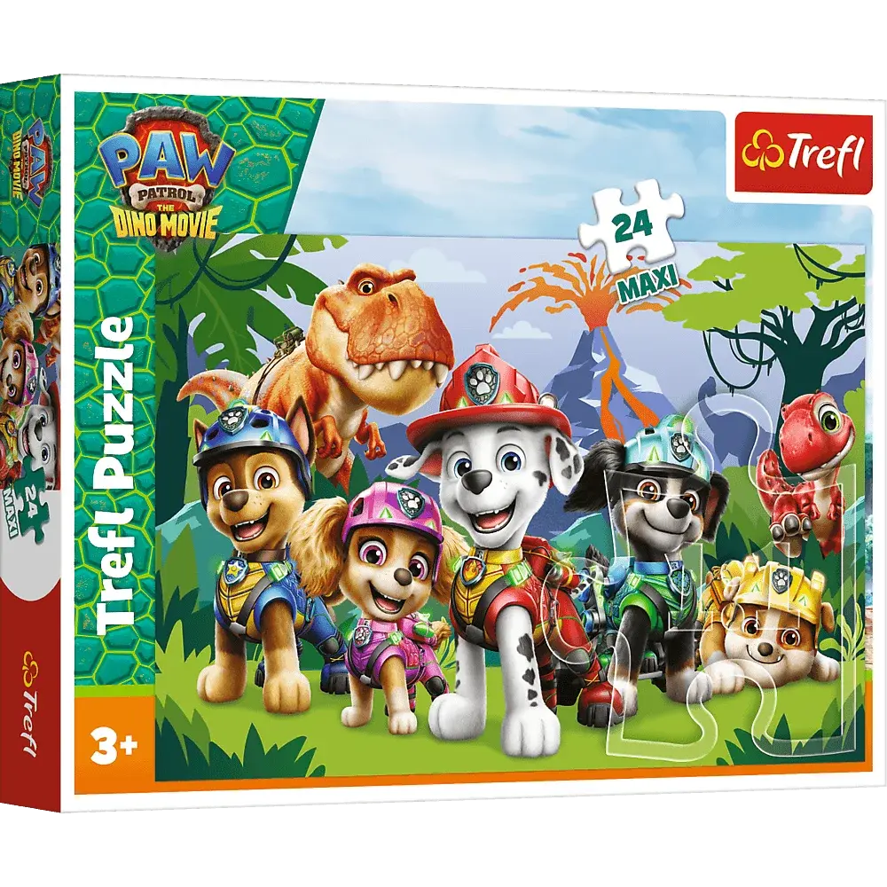 Puzzle 24 MAXI Psi Patrol Prehistoryczna Przyjaźń 1