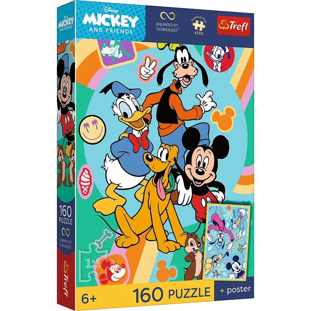 Puzzle 160 Myszka Mickey Mysia Godzina 1