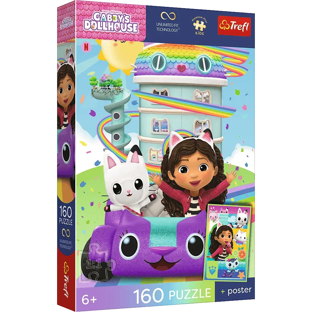 Puzzle 160 Koci Domek Gabby Piękna Gabby 1