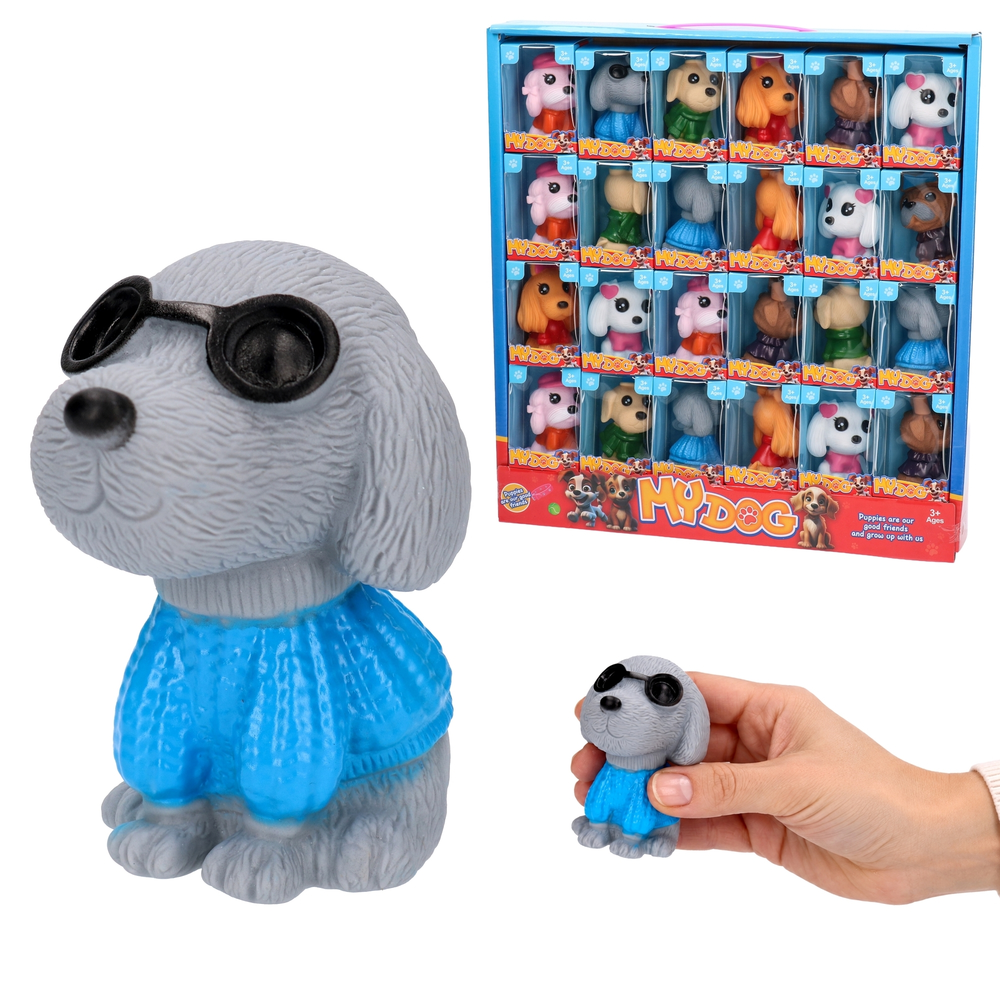 Figurka PIES w pudełku - mini piesek 1szt 1