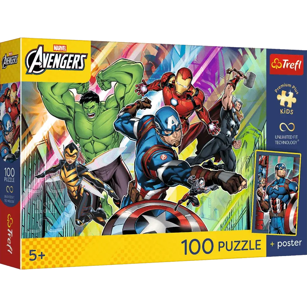 Puzzle 100 Avengers Potęga i moc 1