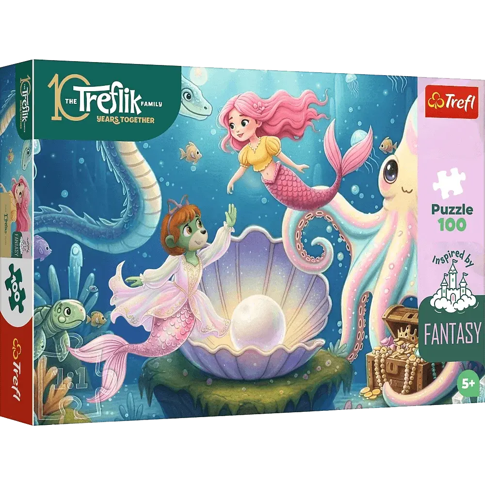 Puzzle 100 Rodzina Treflików W krainie syrenek 1