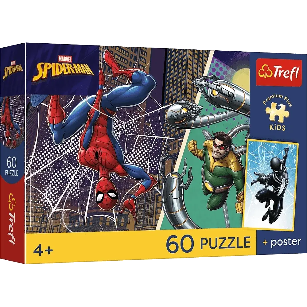 Puzzle 60 Spider-Man Superbohaterski dzień 1