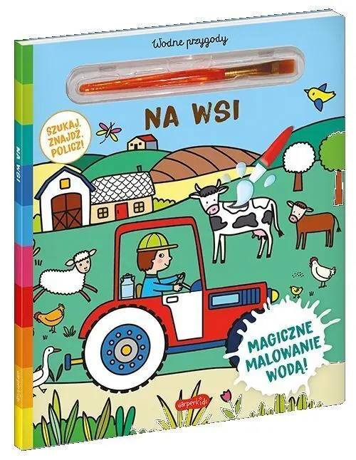 Kolorowanka NA WSI Wodne przygody - kolorowanka wodna 1