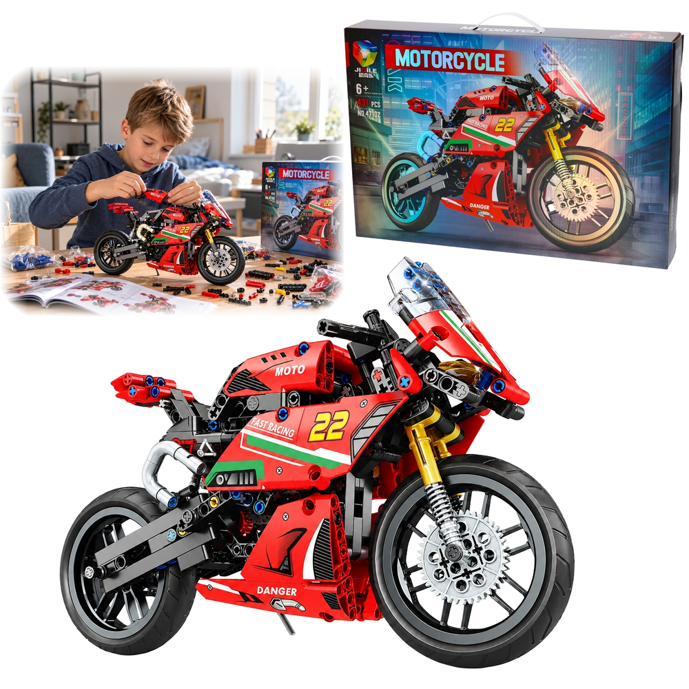 Klocki MOTOCYKL SPORTOWY 431el JIQILE 47102 1