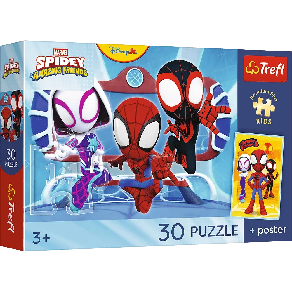 Puzzle 30 Spidey w akcji + plakat 1