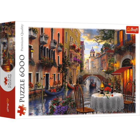 Puzzle 6000 Romantyczna kolacja WENECJA 1