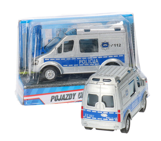 Auto Policja model metalowy 1
