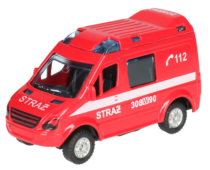 Auto Straż pożarna model metalowy 1