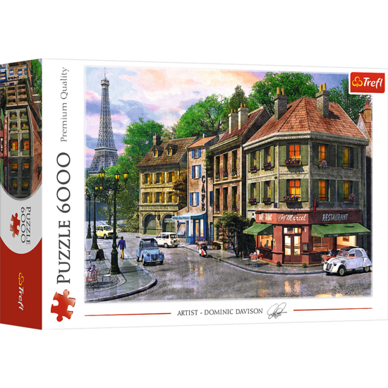 Puzzle 6000 Uliczka Paryża FRANCJA 1