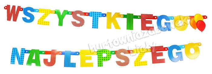 Girlanda Wszystkiego Najlepszego 230cm 1
