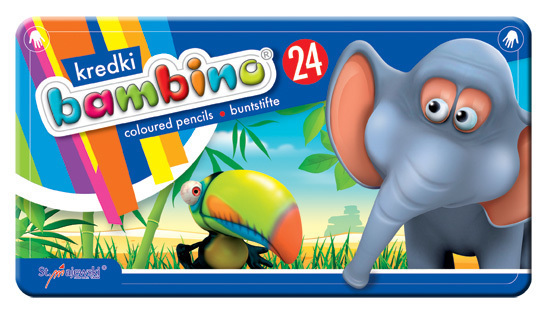 Kredki 24 kolory Bambino 1